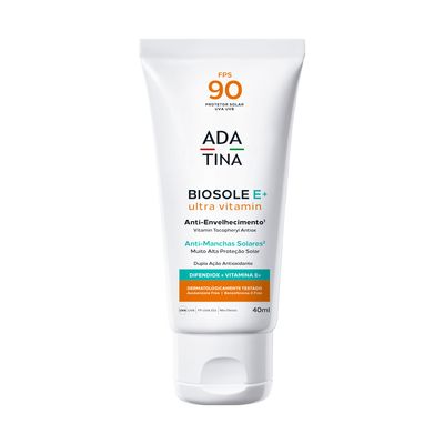 Protetor Solar 12HS Anti-Idade e Anti-Manchas Biosole E Plus Ultra Vitamin FPS 90