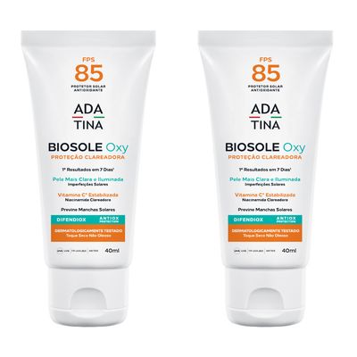 Kit 2 Un Biosole Oxy FPS 85 Proteção Solar para Peles com Melasma