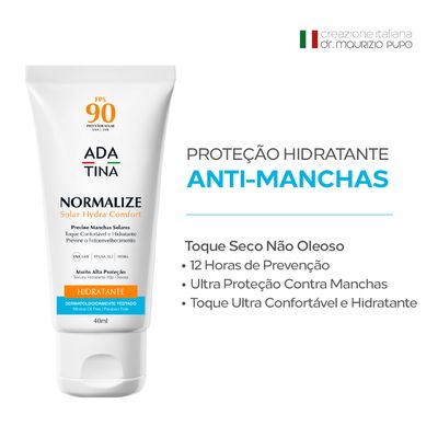 Protetor Solar 12HS Hidratante Anti-Manchas Normalize Hydra Comfort FPS 90