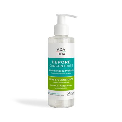 Depore Concentrate Gel de Limpeza Facial para Peles Mistas, Oleosas e Acneicas com Zinco PCA e Ácido Sebácico