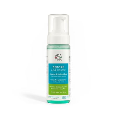 ESPUMA DE LIMPEZA FACIAL DEPORE ACNE MOUSSE PELES MISTAS E OLEOSAS