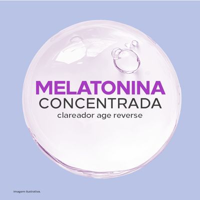 Sérum Sustent C Clareador Age Reverse com Melatonina e Vitamina C