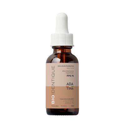 Bio.Identique FPS 75 Protetor Solar 12HS Toque Seco Aveludado Serum com Cor Miele
